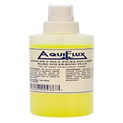 Aquiflux Self Pickling Flux for Precious Metals Gold Silver Jewelry and Hard Soldering 8 Oz (Half Pint)