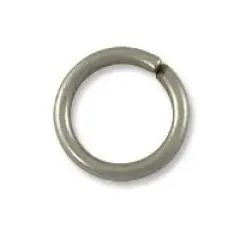 JewelrySupply Jump Ring - Open 8mm Antique Silver Plated (50-Pcs)