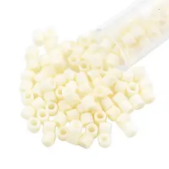 Miyuki Delica Seed Bead 8/0 Matte Opaque Glazed Luster Ivory