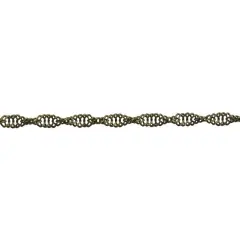 JewelrySupply 1mm Antique Brass Plated Spiral Link Rope Chain (Priced per Foot)