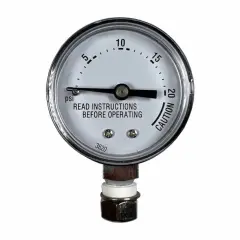 National Presto 85772 Pressure Canner Steam Gauge with Nut and Washers