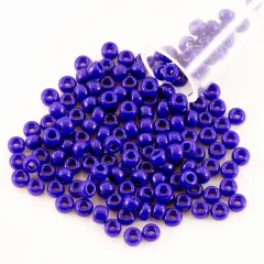 Miyuki Round Rocaille Seed Bead 8/0 Opaque Cobalt Blue