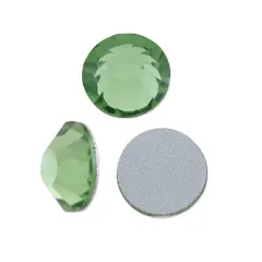 Preciosa Crystal VIVA12 Flat Back Rhinestone 6.5mm (SS30) Erinite (Package of 20)