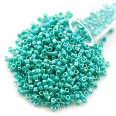 Miyuki Delica Seed Bead 11/0 Opaque Turquoise AB
