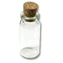 Glass Bead Bottle w/Cork