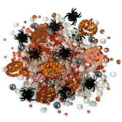 Buttons Galore Sparkletz DIY Craft Embellishments 30 Grams - 3 Packs of Creepy