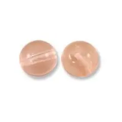 Czech Pressed Glass Round Beads 4mm Rosaline (Package of 10)