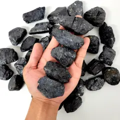 Black Tourmaline Crystal Large Chunks