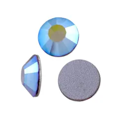 Preciosa Crystal VIVA12 Flat Back Rhinestone 4.7mm (SS20) Tanzanite AB (Package of 50)