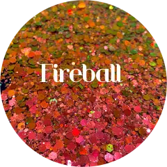 Polyester Glitter - Fireball by Glitter Heart Co.&trade;