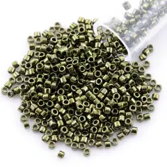 Miyuki Delica Seed Bead 11/0 Metallic Olive