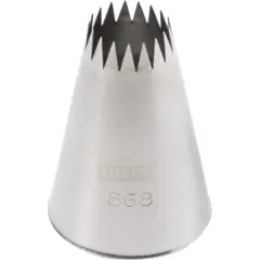 #868 13/16" French Pastry Decorating Tip, 1ct