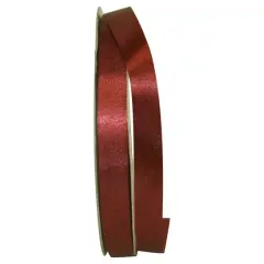 Florist Ribbons --- ⅝ inch x 100 yards --- Dyna - Single Face --- Satin / Taffeta Ribbon -- Brown Color