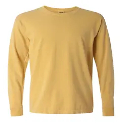 Comfort Colors&reg; Heavyweight Long Sleeve Crewneck T-Shirt Mustard