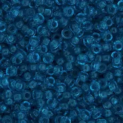 Miyuki 250g Transparent Round Seed Beads, 11/0 Capri Blue #149