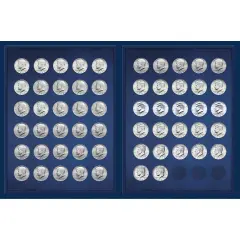 JFK Half Dollar Collection in Deluxe Portfolio