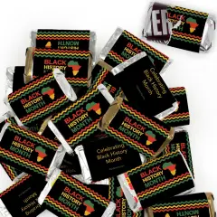 Black History Month Candy Favors Hershey's Miniatures Chocolate