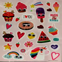 Valentine's Day Icon Dimensional Stickers