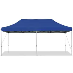 Adjustable Folding Heavy Duty Sun Shelter with Carrying Bag Blue