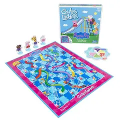 Gaming Chutes and Ladders: Peppa Pig Edition Board Game for Kids Ages 3 and Up, Preschool Games for 2-4 Players