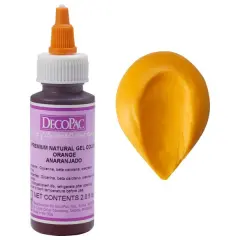 Orange All-Natural Premium Gel Color