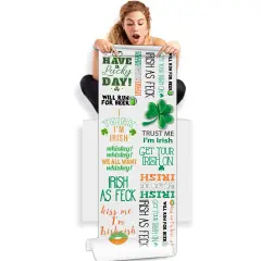 Irish As Feck St. Patrick's Day DTF Transfer 22x60 Direct-to-Film Gang Sheets