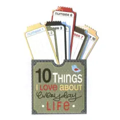 Deja Views' 10 Things Pocket - Everyday Life Embellishment