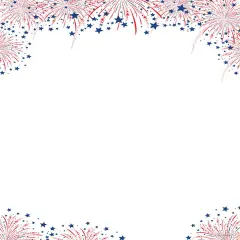 Great Papers! Fireworks Patriotic Stationery Letterhead, Invitations and Announcements, Printer Friendly, 8.5"x11", 80 Pack