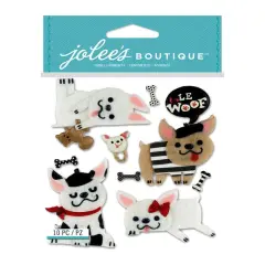 Jolee's Boutique French Bulldogs Dimensional Stickers