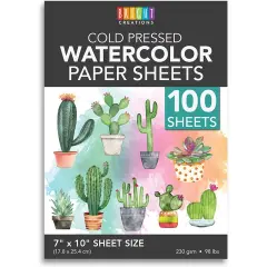 Cold Press Watercolor Paper for Artists and Beginners.