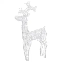 Acrylic Reindeer Christmas Decoration with 90 LEDs