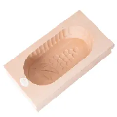 Hand Carved Wooden Rectangular Butter Molds Assorted Patterns Small 4 Oz