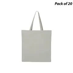 Q-Tees&reg; Promotional Tote Grey