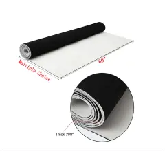 BLACK Suede Headliner Fabric Material ,Car Interior Roof Liner Upholstery.