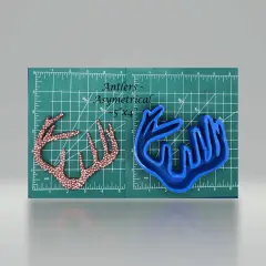 Asymmetrical Antlers Silicone Freshie Mold