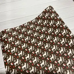 Dashing Through The Snow Smooth Printed Vinyl