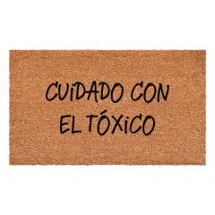 Cuidado Con El Toxico Spanish Doormat