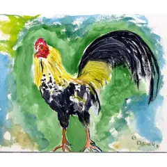 Betsy Drake Bantam Rooster Beach Towel