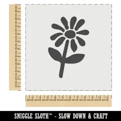 Daisy Flower Sketch Wall Cookie DIY Craft Reusable Stencil