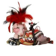 Kurt S. Adler Kurt Adler Resin Fanny Lucky Pig Tablepiece, 6.9-Inch