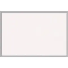 Hera Chrome Framed Corkboard, White Cork