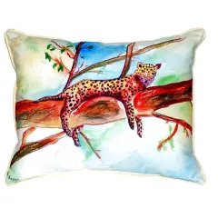 Betsy Drake Leopard Extra Large 20 X 24 Indoor / Outdoor Pillow