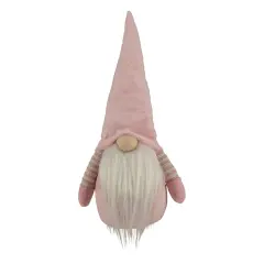 Northlight 12" Pink and White Spring Gnome