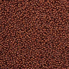 Miyuki 250g Opaque Round Rocailles Seed Beads, 11/0 Bronze #4590