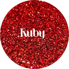 Polyester Glitter - Ruby by Glitter Heart Co.&trade;