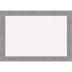 Bark Rustic Framed Corkboard, White Cork Grey