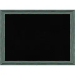 Upcycled Wood Framed Corkboard, Black Cork