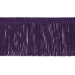 2" Chainette Fringe Trim, Polyester, Decorative, Versatile for Costumes | 10 yard cut Grape
