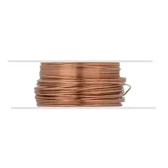 JewelrySupply Copper Wire 24 Gauge Dead Soft Round (20 Foot)