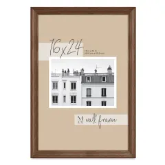 MCS Classic Edge Frame - 16" x 24" Walnut